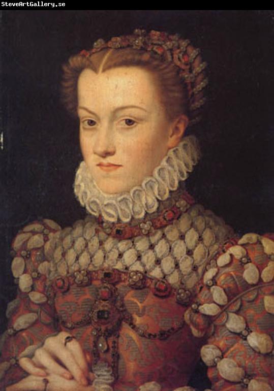 Francois Clouet Elisabeth of Austria,queen of France (mk05)